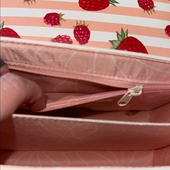 Betsey Johnson Crossbody Bag with Fruit Polka Dots  spring 2025🍓🍓🫐🫐🫐 - Picture 11 of 14